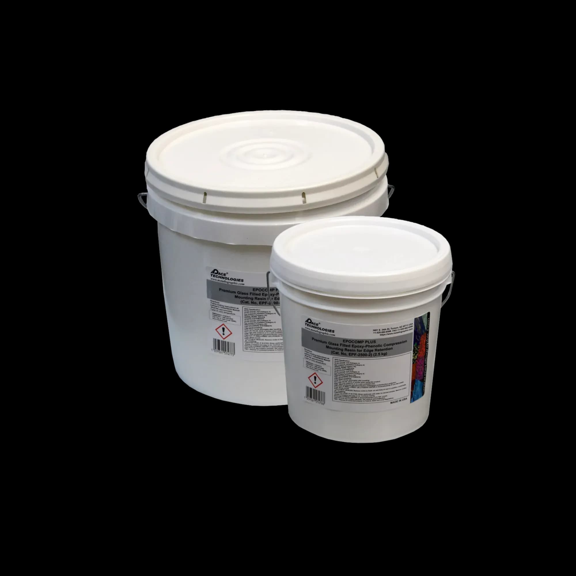 Epoxy compression mounting materials for nickel alloys