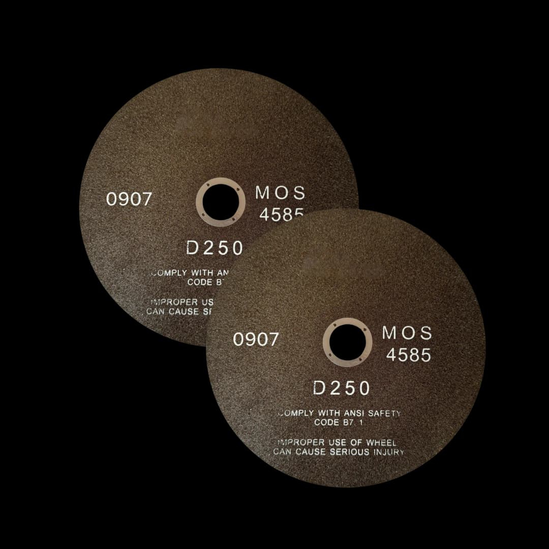 Abrasive cut-off blades for titanium sectioning