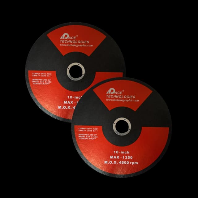 Hard-bond abrasive blade for superalloy sectioning