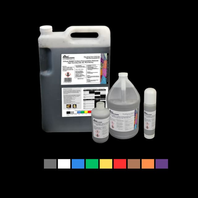 Polycrystalline diamond polishing compound for titanium